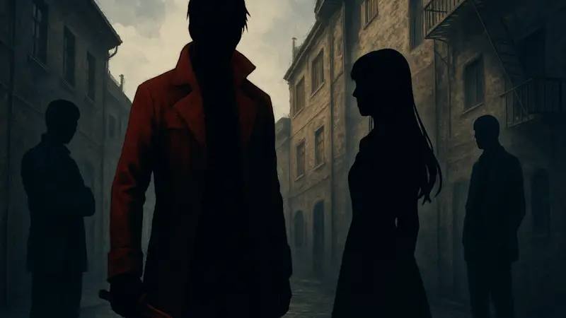 Обложка третьего тома манги Assassin & Cinderella, демонстрирующая ключевых персонажей в серьёзной атмосфере.