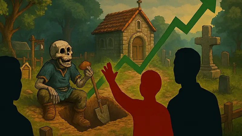 Скриншот из игры Graveyard Keeper, демонстрирующий успешную стратегию бесплатных выходных в Steam.