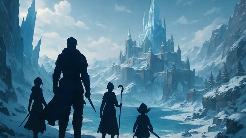 Арт или скриншот из Final Fantasy XIV Evercold, демонстрирующий новую сагу и персонажей