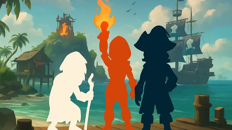 Виниловые фигурки Отшельника, Служителя пламени и Верховного пирата из Sea of Thieves от YouTooz.