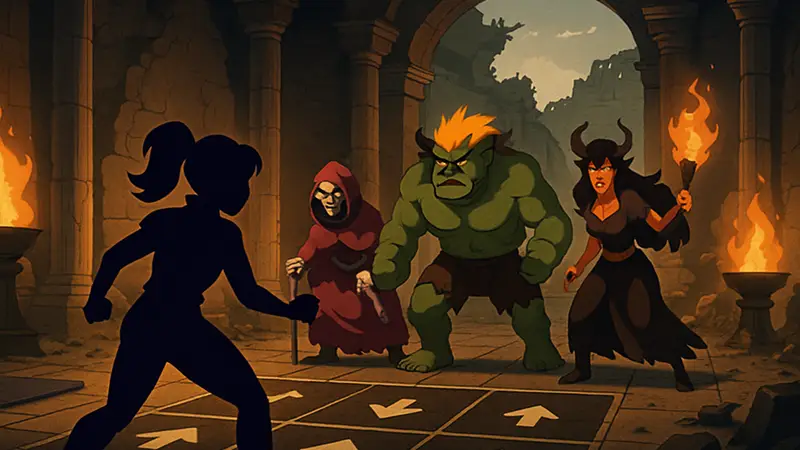 Геймплей Rift of the Necrodancer с элементами ритм-игры.