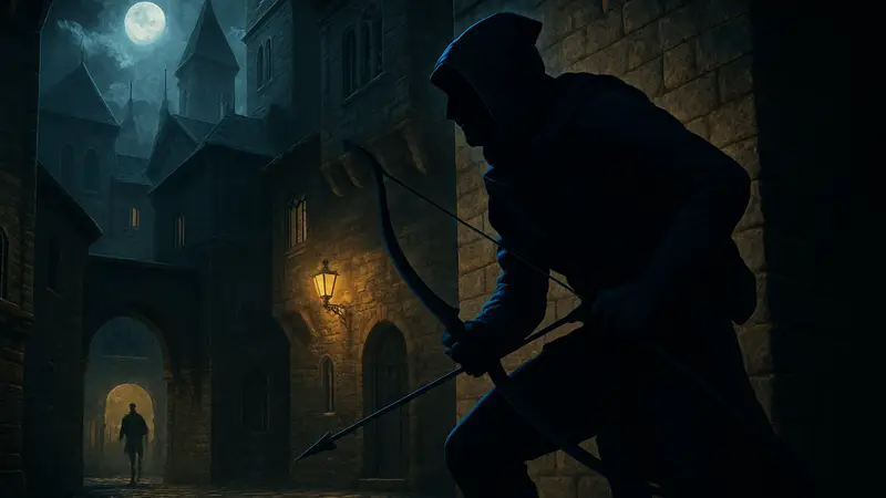 Скриншот из игры Thief с Гарретом после мини-ремастера от GOG.