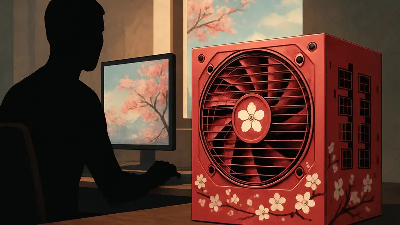 Блок питания Seasonic Focus ATX 3.1 Sakura с вишневым дизайном для игрового ПК.