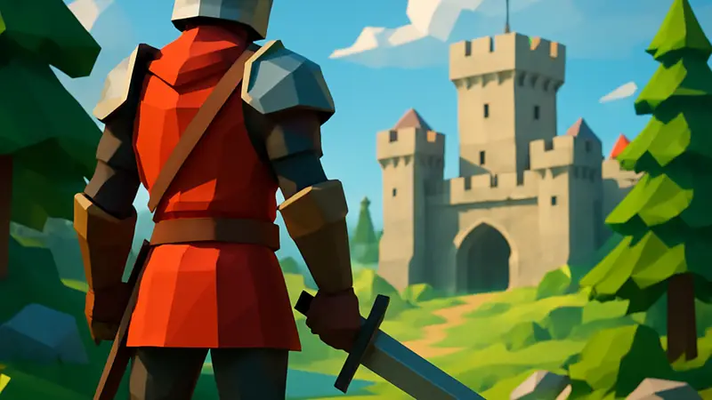 Кадр из игры Highguard, демонстрирующий персонажа в одиночной кампании.