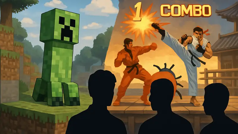Крипер из Minecraft, комбо Street Fighter, баги в видеоиграх, улучшающие геймплей