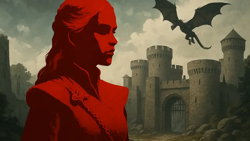 Эмилия Кларк в образе Дейенерис Таргариен из «Игры престолов», символизирующая её стойкость и борьбу с болезнями.