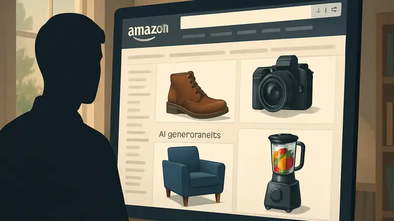 ИИ-сгенерированные изображения товаров Amazon в поисковой выдаче интернет-магазина.