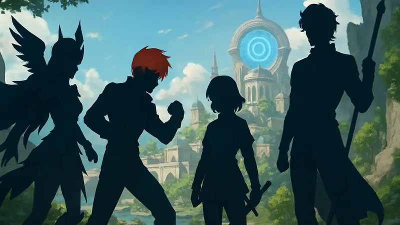 Персонажи из гача-игр Summoners War, King of Fighters AFK и Seven Deadly Sins: Origin.