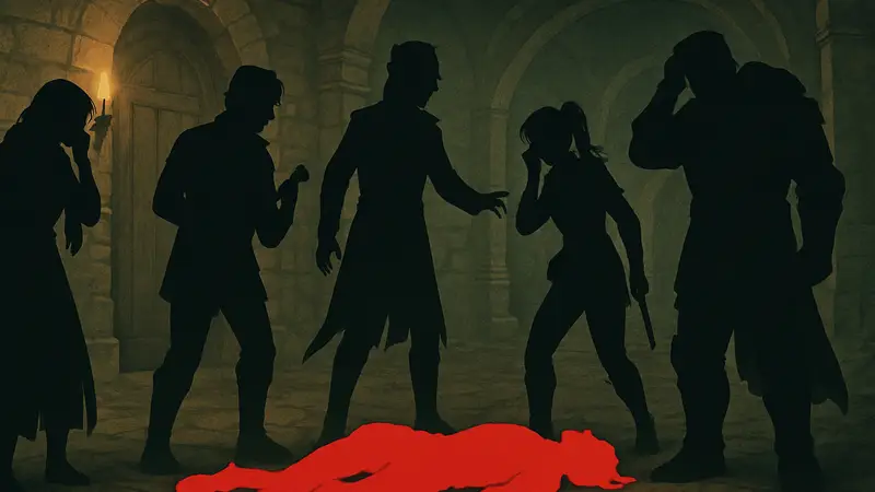 Иллюстрация Critical Role Кампания 4 с напряженными героями