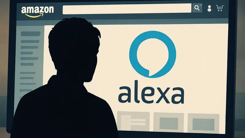 Логотип Alexa на сайте Amazon.com