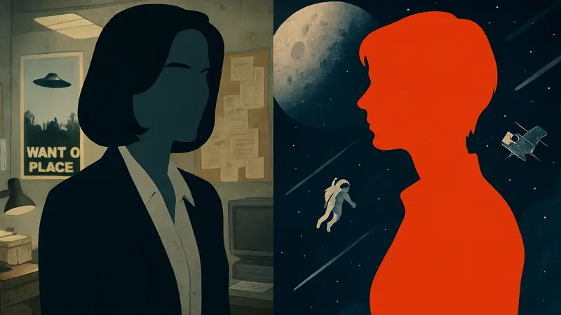 Дэна Скалли из Секретных материалов и Сандра Хюллер, Project Hail Mary