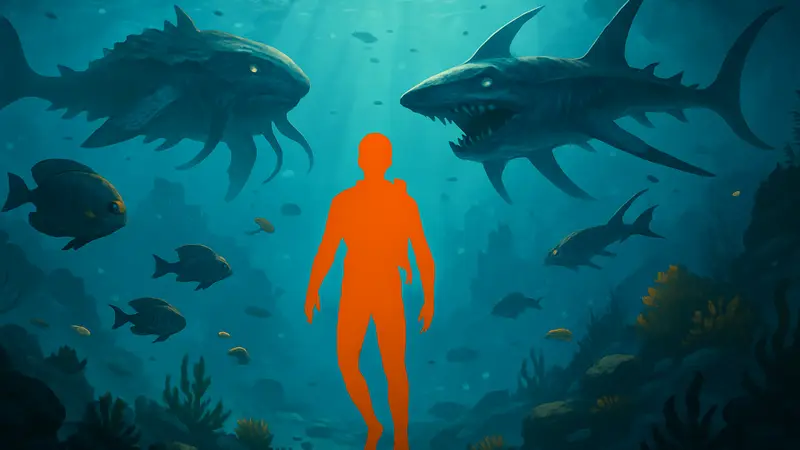 Подводный мир Subnautica 2, полный разнообразных существ, включая рыб и хищников