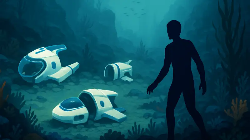 Фрагменты «Головастика» в Subnautica 2, разбросанные по подводному миру