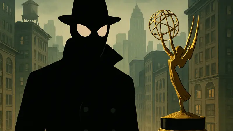 Николас Кейдж в образе Паука-Нуара из одноименного сериала, претендующего на «Эмми» в комедийной категории.