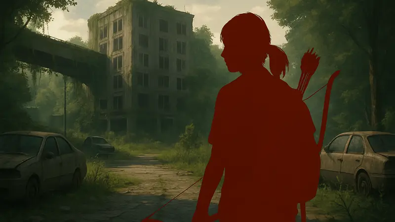 Кадр из тизера фанатского фильма «Выбор Элли» по The Last of Us Part II с Элли