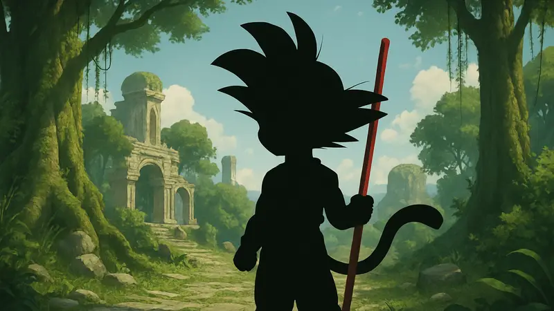 Гоку в детском облике из аниме Dragon Ball DAIMA.