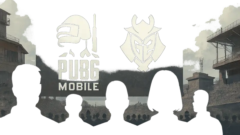 Логотипы PUBG Mobile и G2 Esports, символизирующие новое партнёрство в мобильном киберспорте.