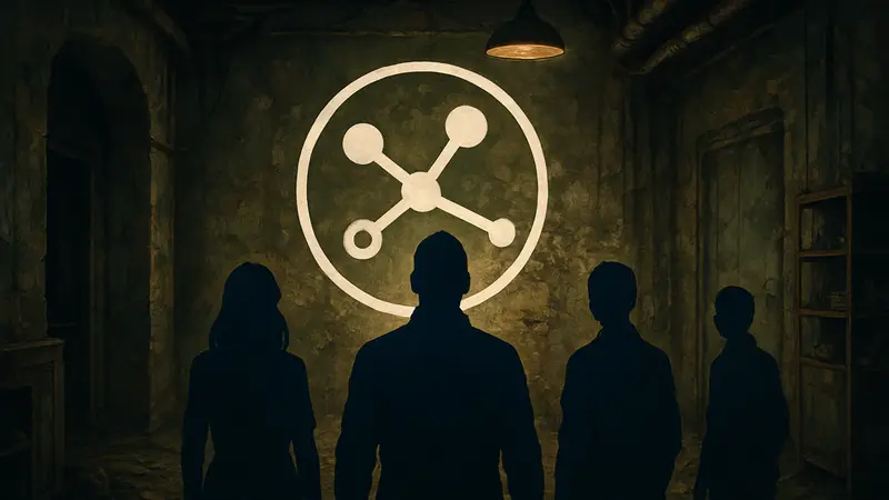 Логотип Resident Evil Requiem с символикой The Connections, раскрывающей лор игры.