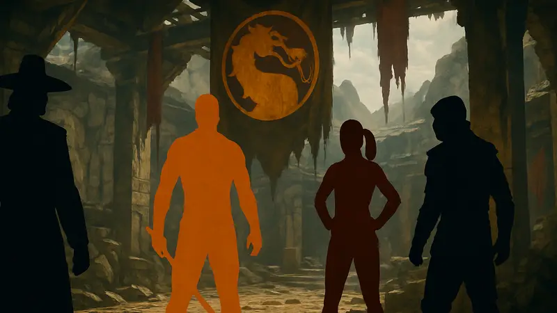 Кадр из фильма Мортал Комбат 2021 года с главными персонажами