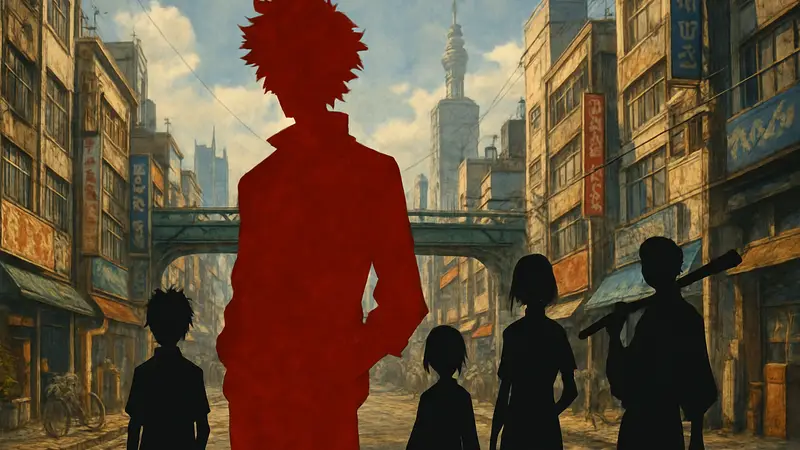 Постер к одному из культовых аниме-сериалов 2000-х годов, ставшему популярным спустя время