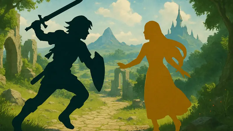 Первые кадры фильма по The Legend of Zelda: Линк и принцесса Зельда в действии.