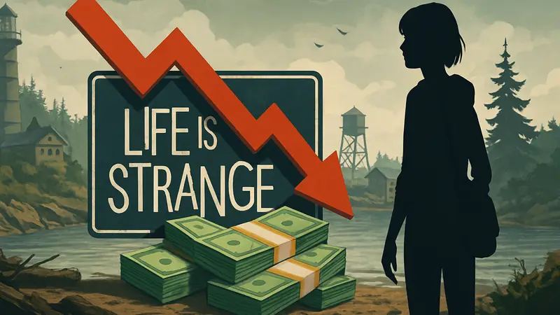 Логотип Don't Nod или обложка игры Life is Strange, символизирующая финансовые проблемы