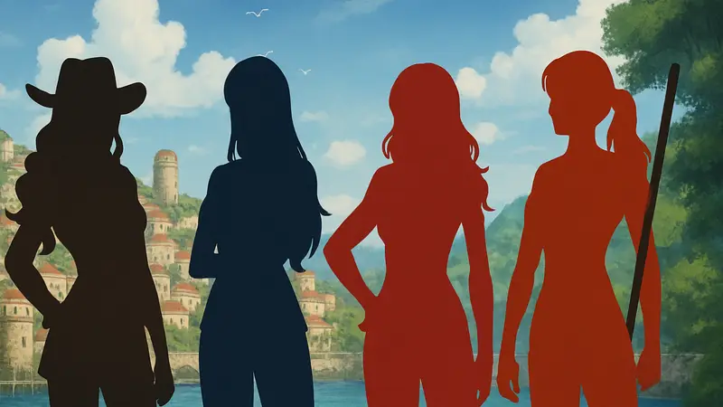 Постер аниме One Piece: Heroines с главными героинями