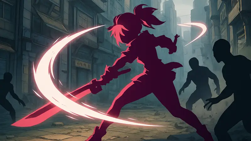 Персонаж Наньгун Ю из игры Zenless Zone Zero, демонстрирующая свои способности в бою.