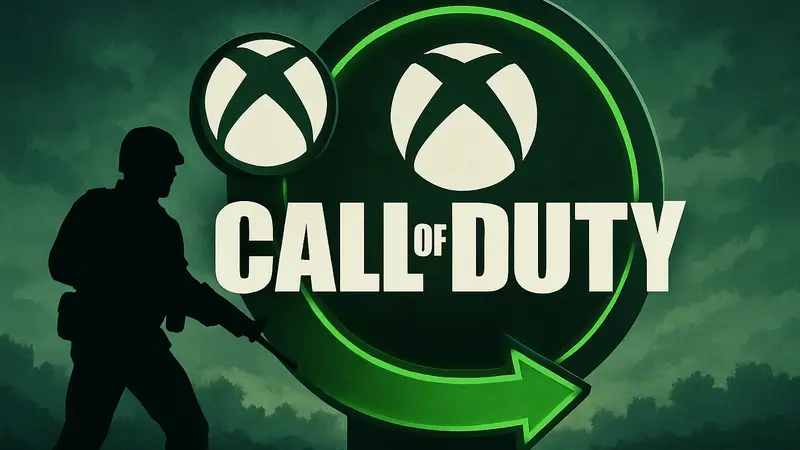 Логотип Call of Duty на фоне символики Xbox Game Pass