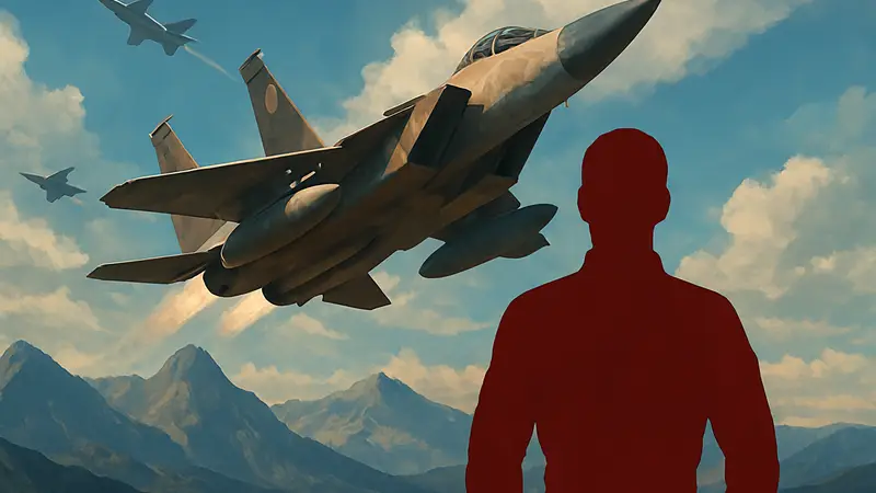 Обложка Ace Combat Zero: The Belkan War с истребителями в небе на фоне гор.