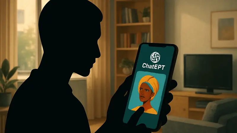 Пользователь использует ChatGPT Images 2.0 на смартфоне, создавая креативный аватар.