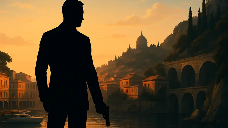 Джеймс Бонд в игре 007 First Light, скриншот из сюжетного трейлера.