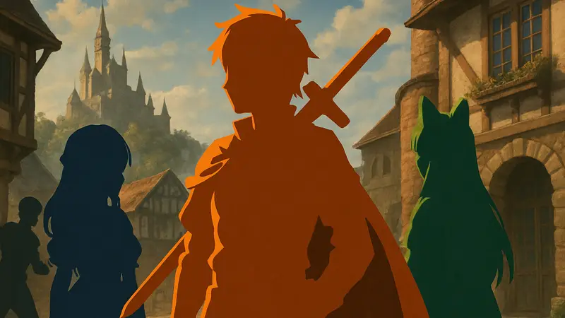 Тизер-постер аниме Isekai Tensei Soudouki (Multi-Mind Mayhem) с персонажами из ранобэ.