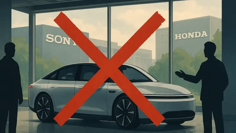 Отмененный проект электромобиля Afeela от Sony и Honda