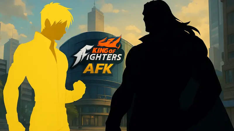 Изображения персонажей КРИЗАЛИД и ОМЕГА РУГАЛ из King of Fighters AFK