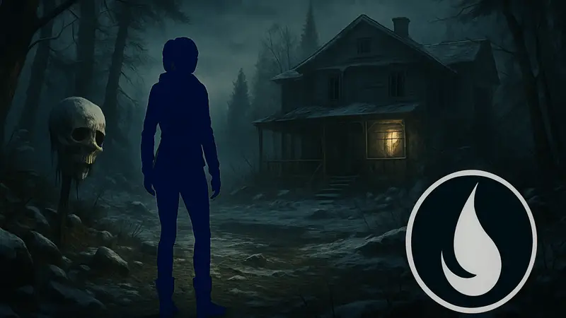 Логотип Plastic Wax или кадр из Until Dawn с кинематографической вставкой