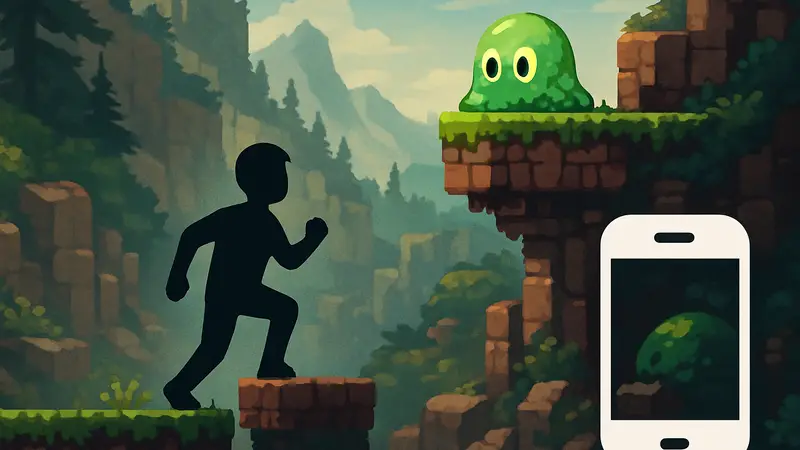 SlimeClimb: пиксельный платформер для Android и iOS. Дата выхода, скриншоты игры.