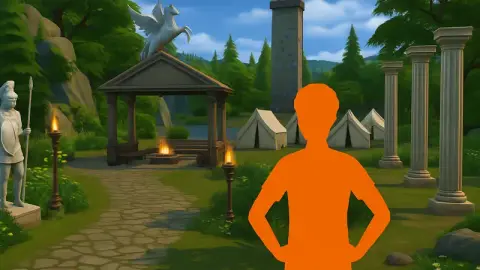 Фанатка Перси Джексона воссоздаёт "Лагерь Полукровок" в The Sims 4