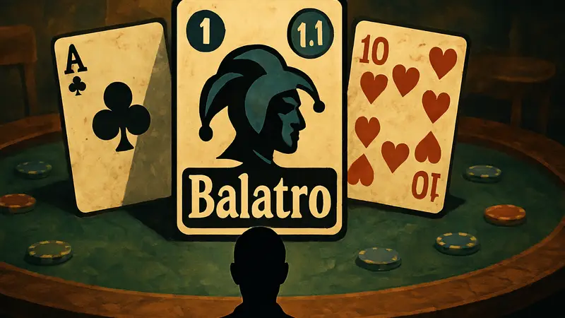 Логотип игры Balatro, символ