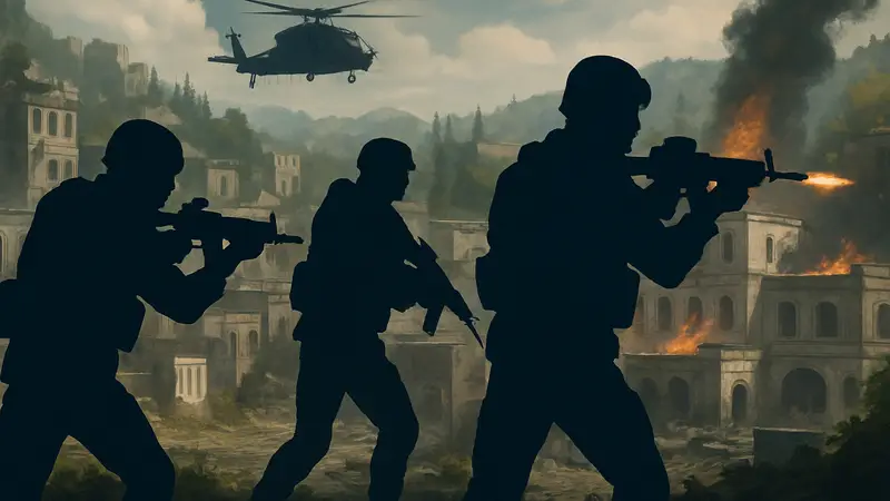 Игроки сражаются в кооперативном режиме Endgame Black Ops 7 Call of Duty Warzone