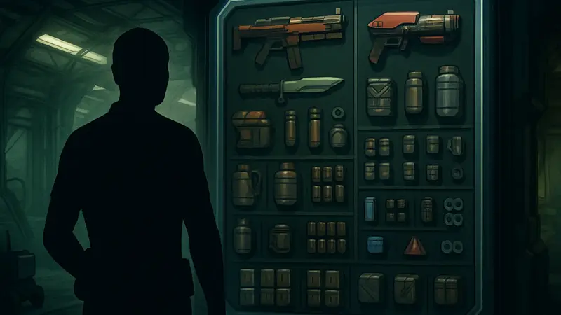 Интерфейс инвентаря игры Marathon, заполненный до отказа, демонстрирующий нехватку места и неудобство.