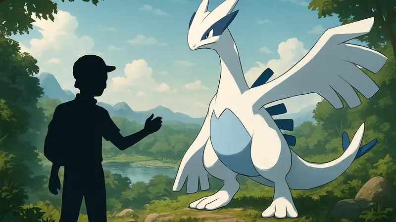 Легендарный Покемон в Pokopia, демонстрирующий уникальный подход игры.