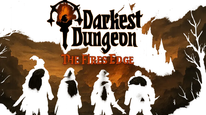 Логотип Darkest Dungeon с названием нового DLC The Fires Edge