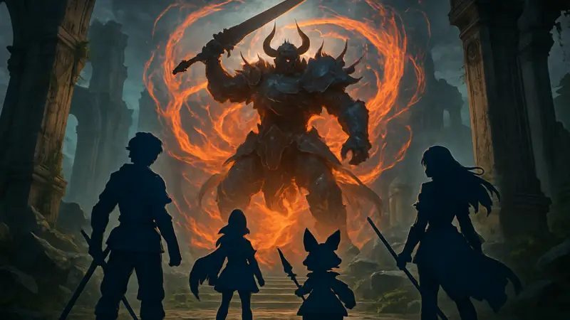Скриншот или арт из Granblue Fantasy: Relink с новым контентом Endless Ragnarok.