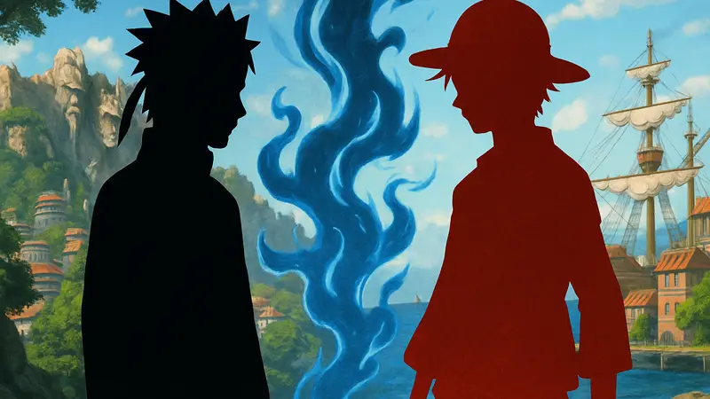 Персонажи Наруто и One Piece, объединённые концепцией Хаки