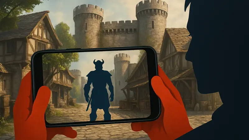 Экран игры The Elder Scrolls: Blades, мобильный спин-офф, который закрывается.