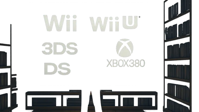 Логотипы консолей Wii, Wii U, 3DS, DS, Xbox 360