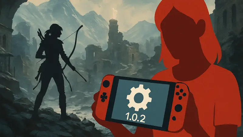 Патч 1.0.2 для Rise of the Tomb Raider на Nintendo Switch 2, улучшающий производительность
