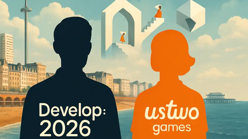 Логотип Develop:Brighton 2026 и студии ustwo games