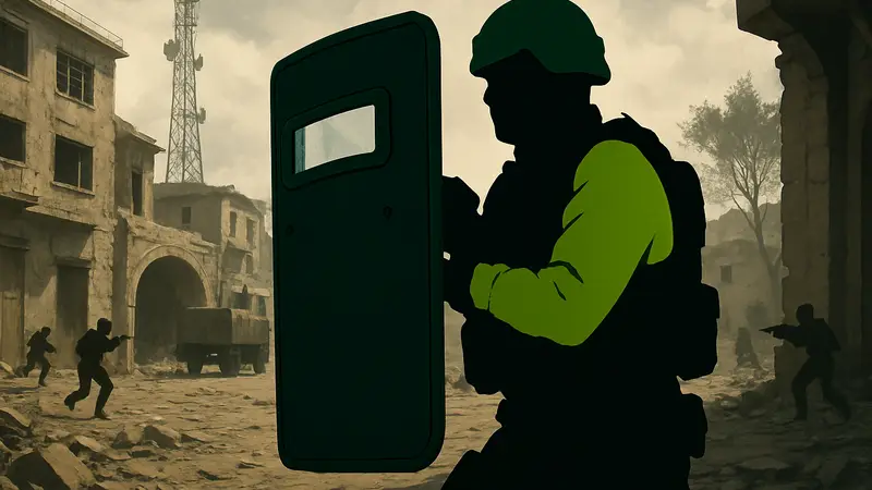 Солдат со щитом спецназа в игре Call of Duty Modern Warfare 4